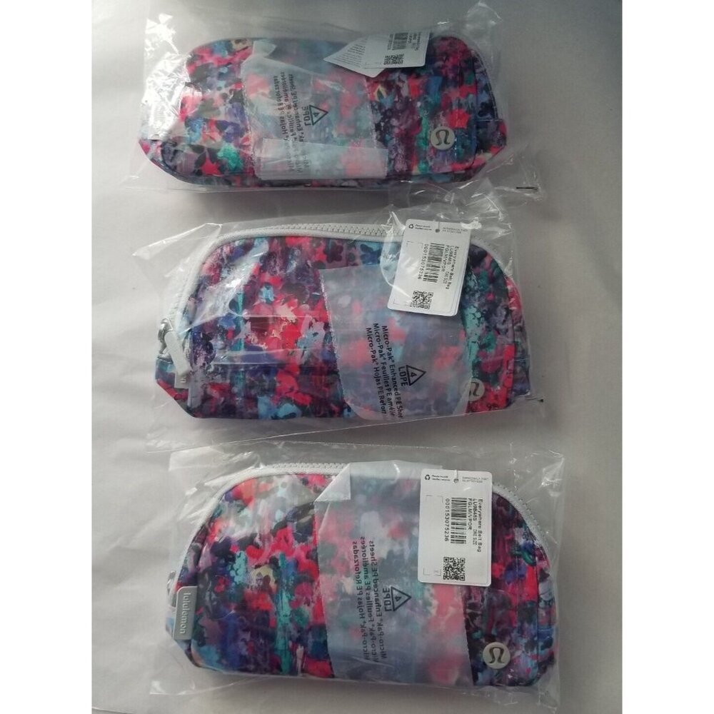 LULULEMON Everywhere Belt Bag Long Strap 1L Flower Glide Multi Vapor NWT - Picture 6 of 9